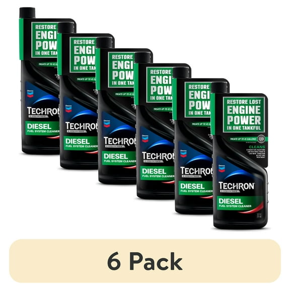 (6 pack) Techron Diesel Concentrate Fuel System Cleaner 20oz.