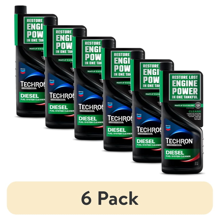 6 pack) Techron Diesel Concentrate Fuel System Cleaner 20oz