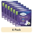 thumbnail interactive-video image 1 of (6 pack) TENA Sensitive Care Extra Coverage Overnight Incontinence Pads, 45 Count, 1 of 12
