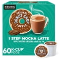 thumbnail image 1 of (6 pack) The Original Donut Shop, One Step Mocha Latte Flavored K-Cup Coffee Pods, 10 Count, 1 of 21