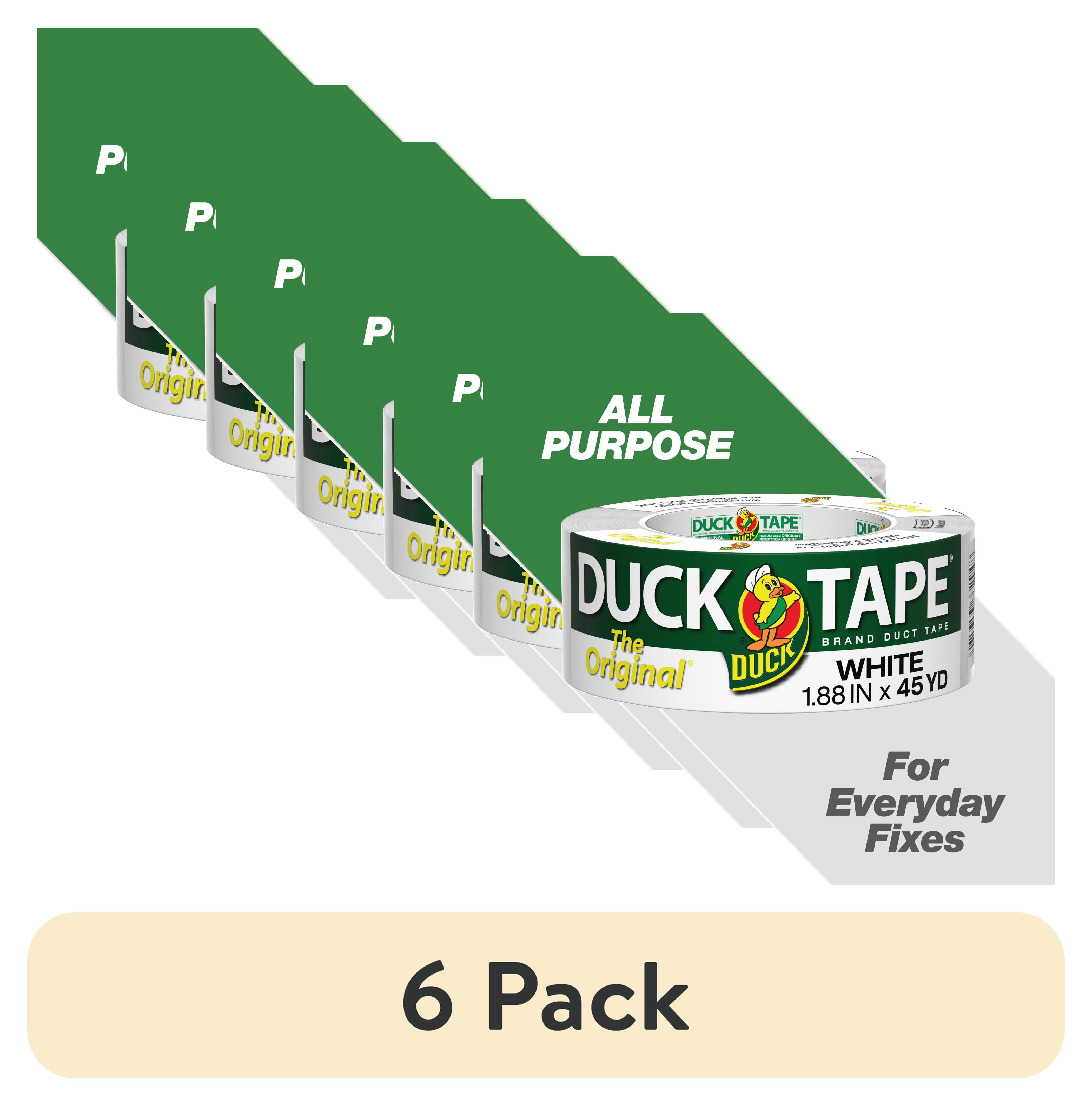 (6 pack) The Original Duck Tape Brand Duct Tape, 1.88 in. x 45 yd., White
