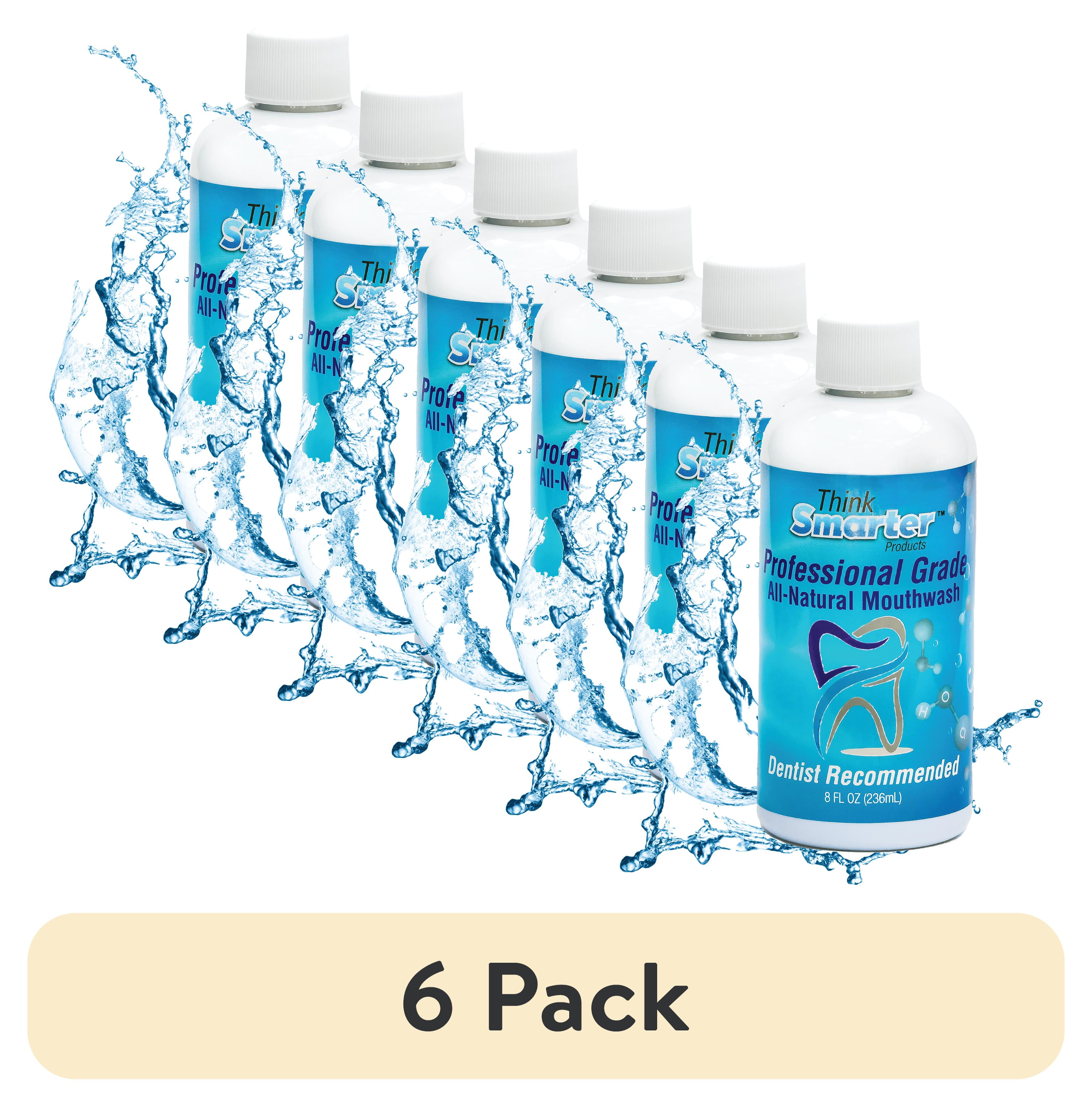 (6 pack) Think Smarter Products All-Natural Mouthwash with Hypochlorous ...