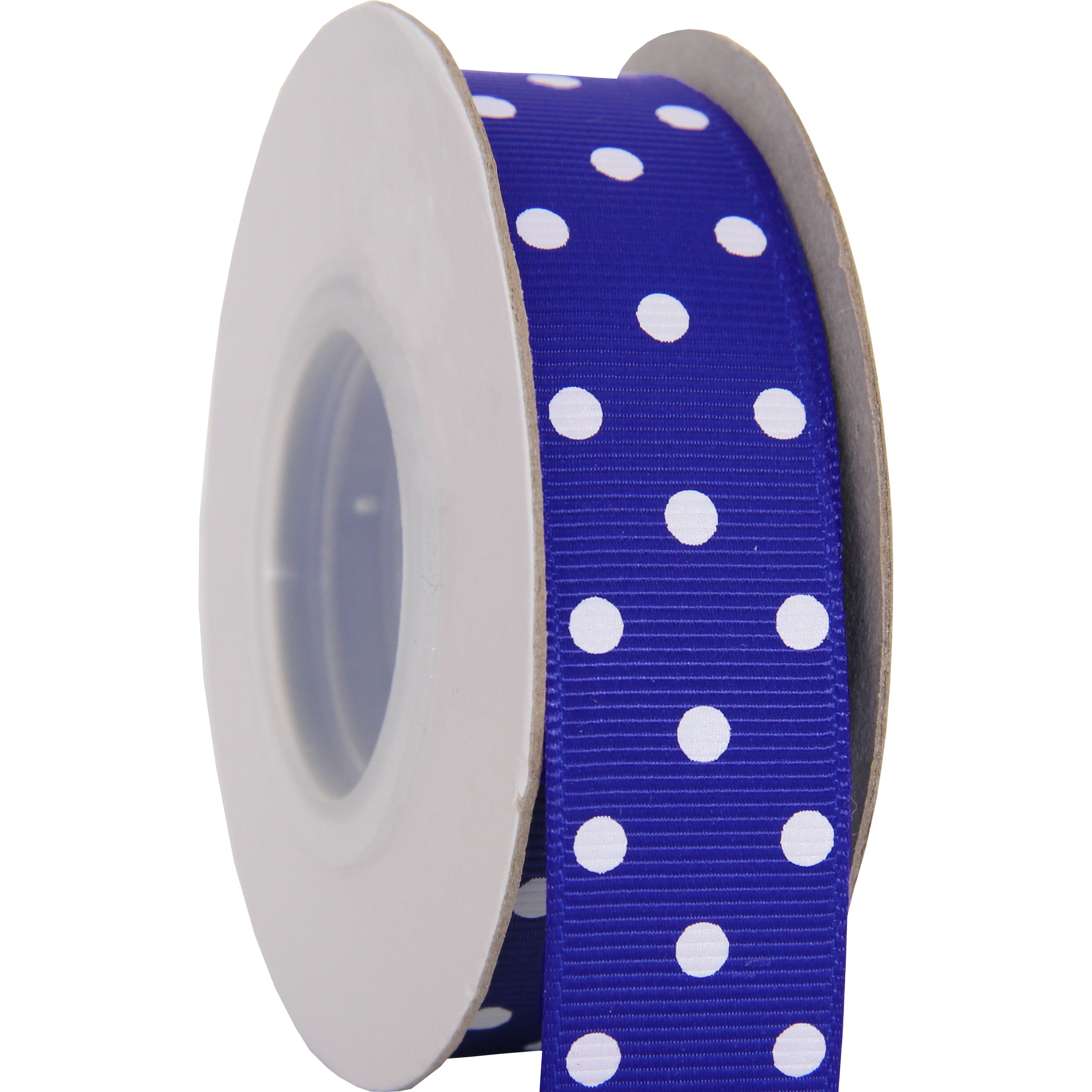 6 pack Threadart Grosgrain Dots Ribbon 7/8