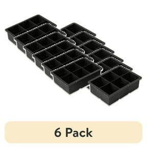 (6 pack) Thyme & Table Silicone Ice Cube Trays, Set of 2