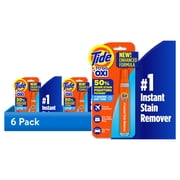 6 pack Tide Stain Remover for Clothes, Tide To Go Pen,&nbsp; Instant Spot Remover for Clothes, Travel & Pocket Size, 1 Count