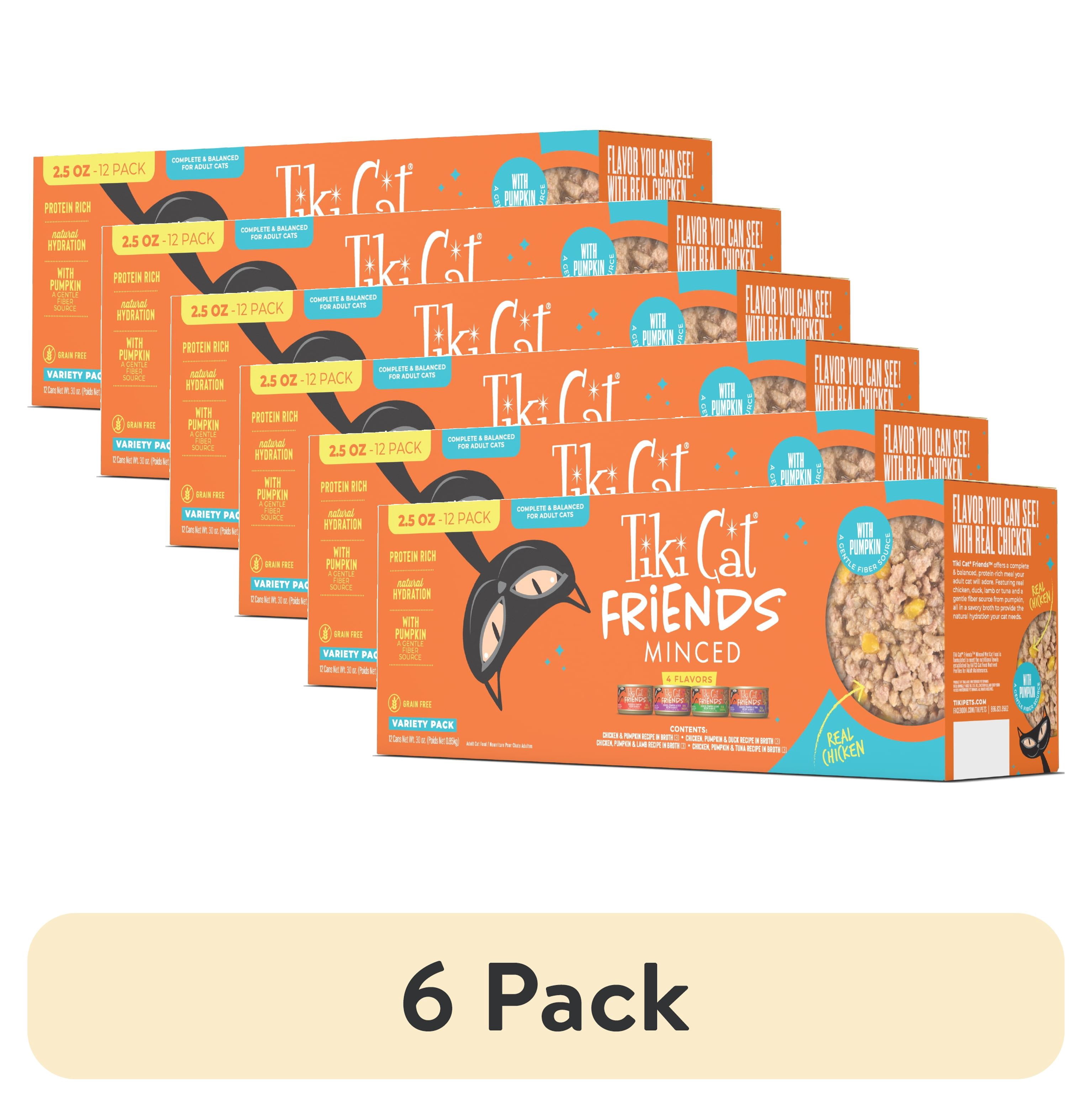 (6 pack) Tiki Cat Friends Chicken, Variety Pack, 2.5 oz. Cans (12 Count)