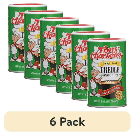 (6 pack) Tony Chachere's, Seasoning, Cajun, 8 oz