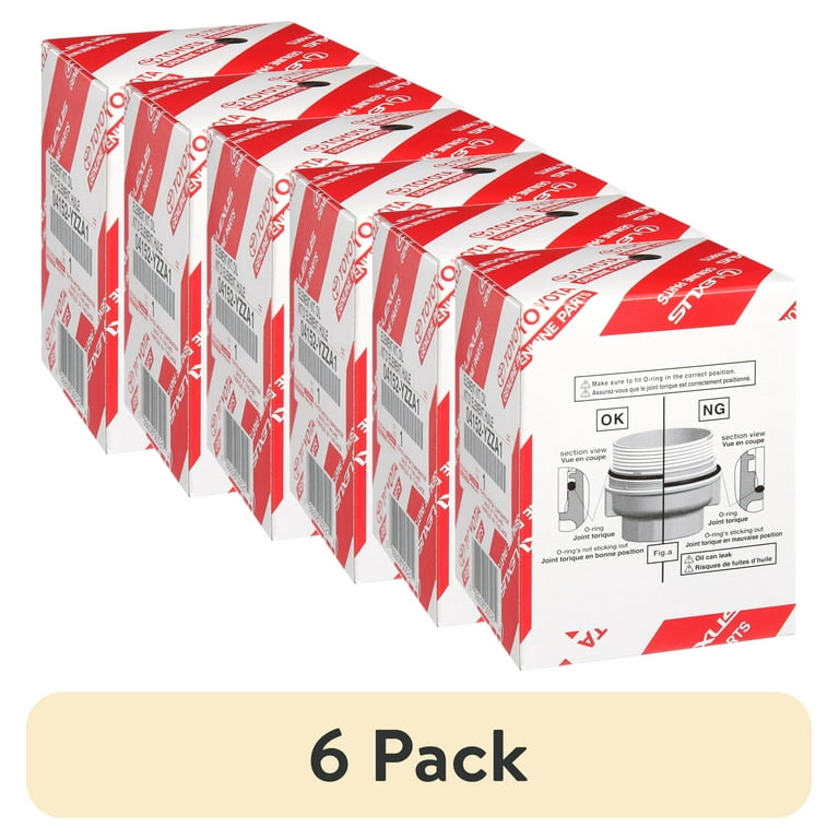 6 pack) Toyota OE Engine Oil Filter 04152-YZZA1 - Weight 0.64