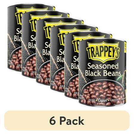 (6 pack) Trappey’s Black Beans, 15.5 oz., Can