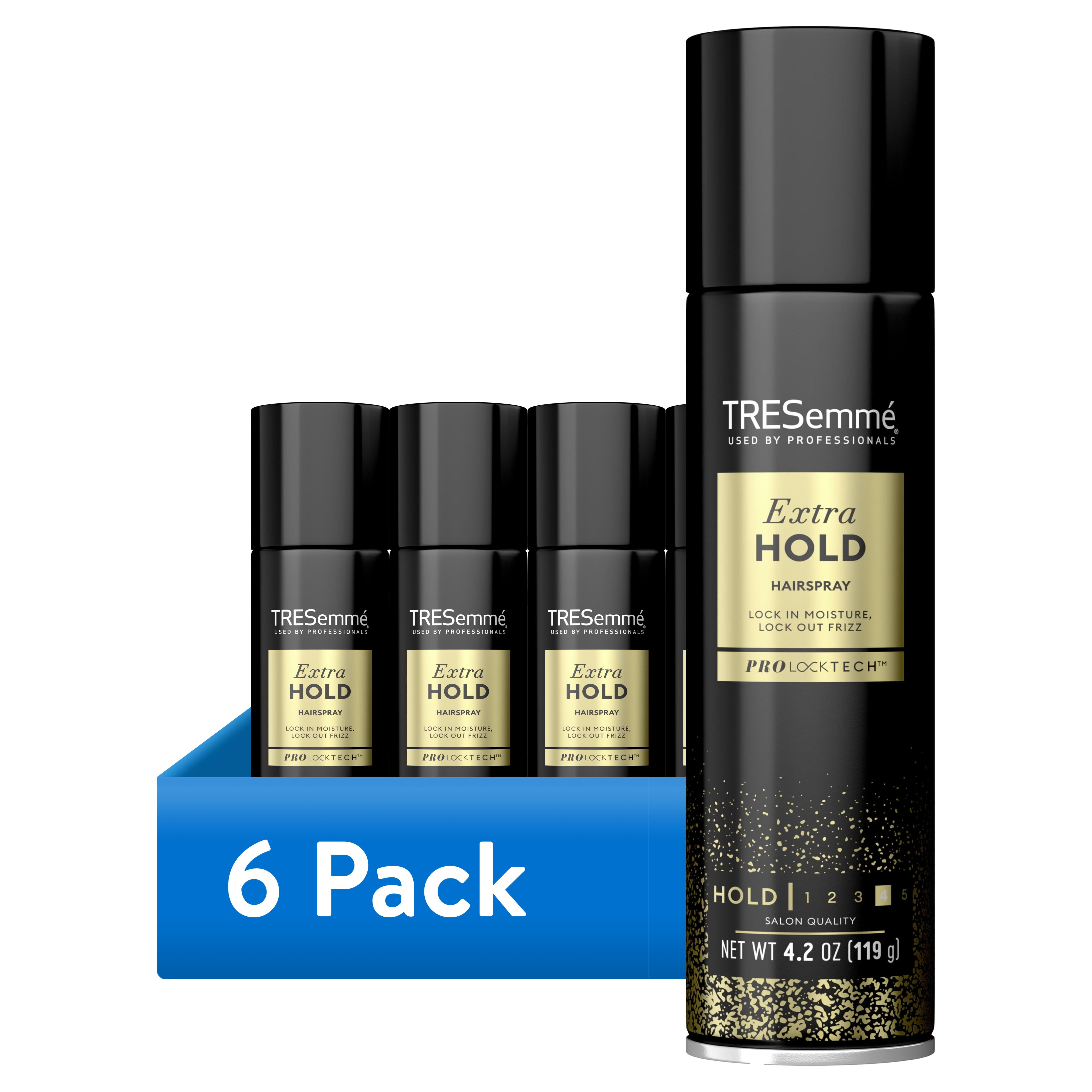 TRESEMME HAIR SPRAY EXTRA HOLD 6 PIECE 4.2 OZ. product package