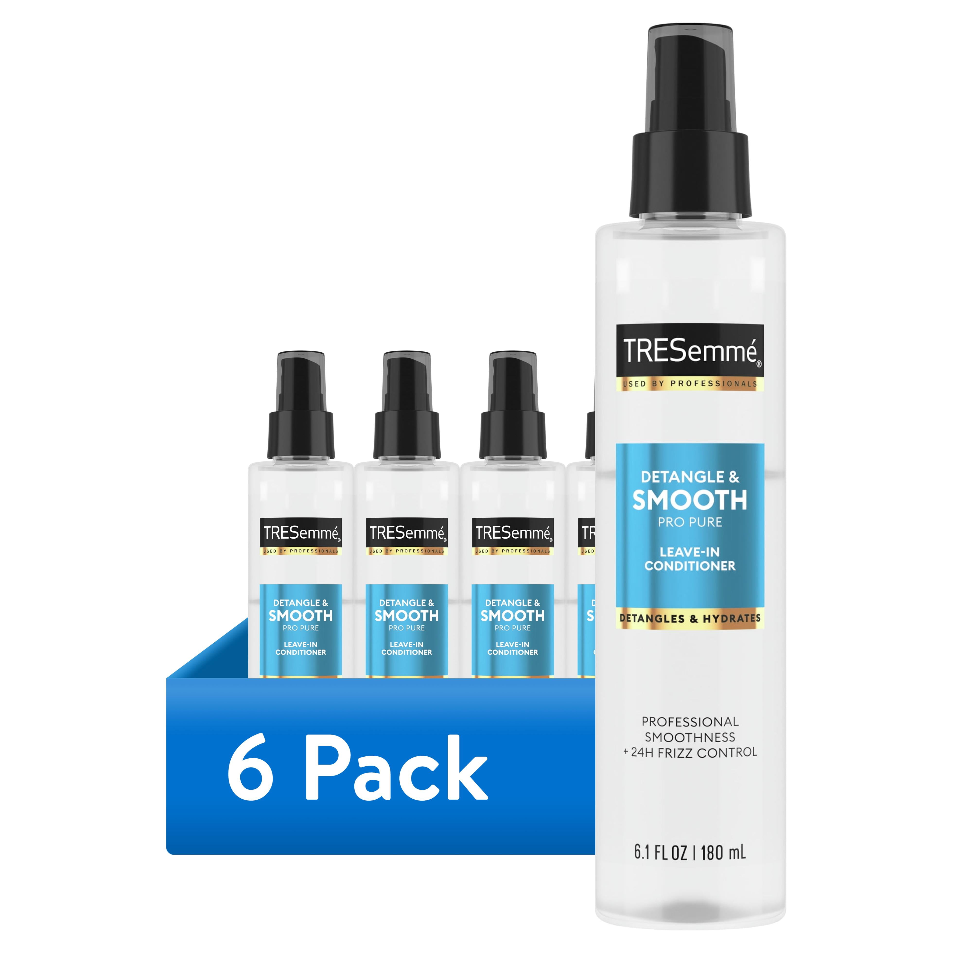 (6 pack) Tresemme Pro Pure Leave-in Conditioner Detangle and Smooth, 6.1oz