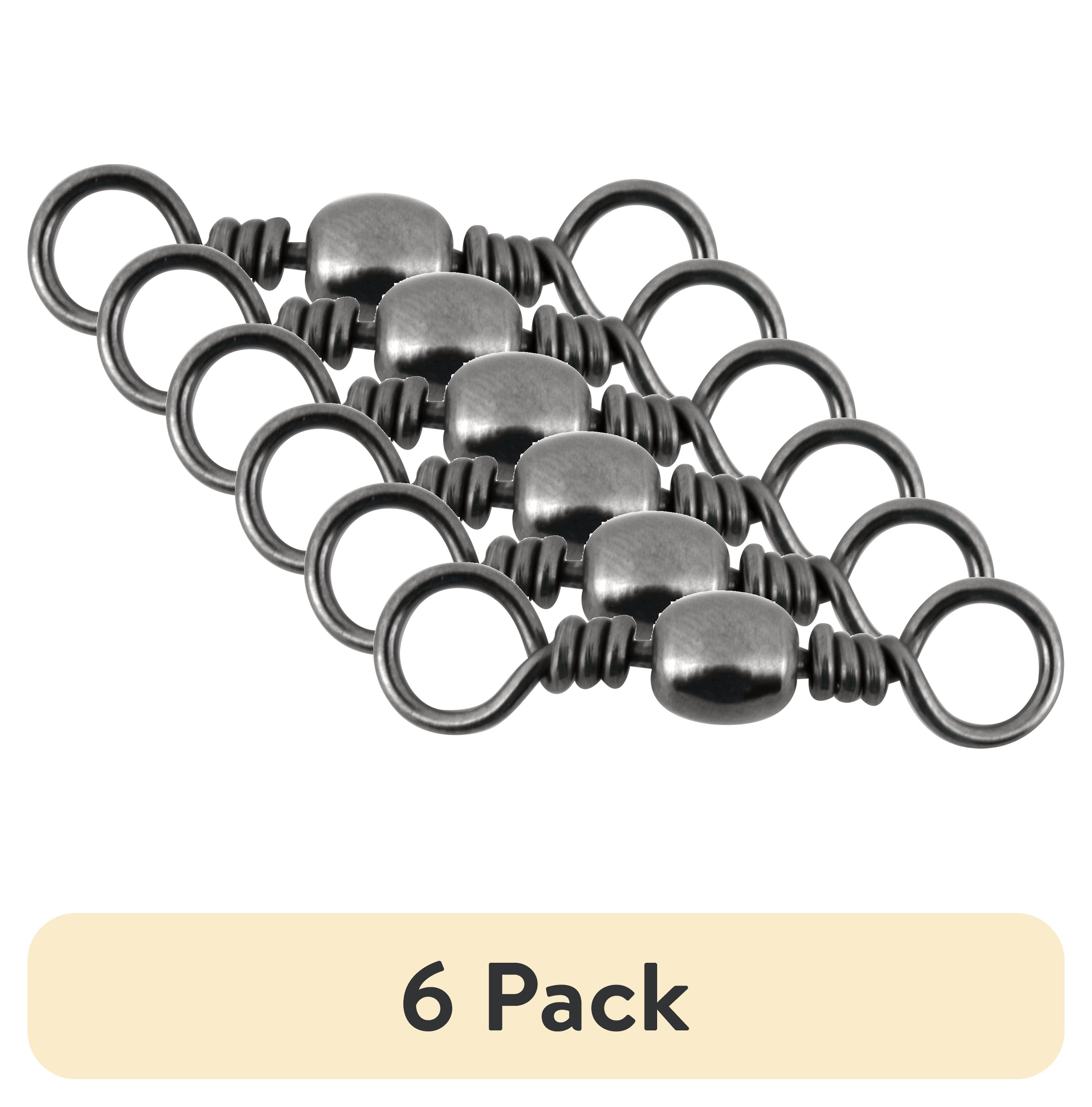 (6 pack) Tsunami Barrel Swivel, Size 3, Black, 10-Pack