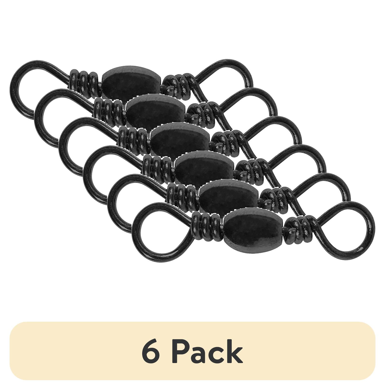 (6 pack) Tsunami Barrel Swivel, Size 7, Black, 12-Count