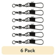 (6 pack) Tsunami Barrel Swivel with Interlock Snap Size 7 – Black, 12 Count