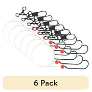 6 pack Tsunami Blackfish Fishing Rig Size 5 with Red Beads.