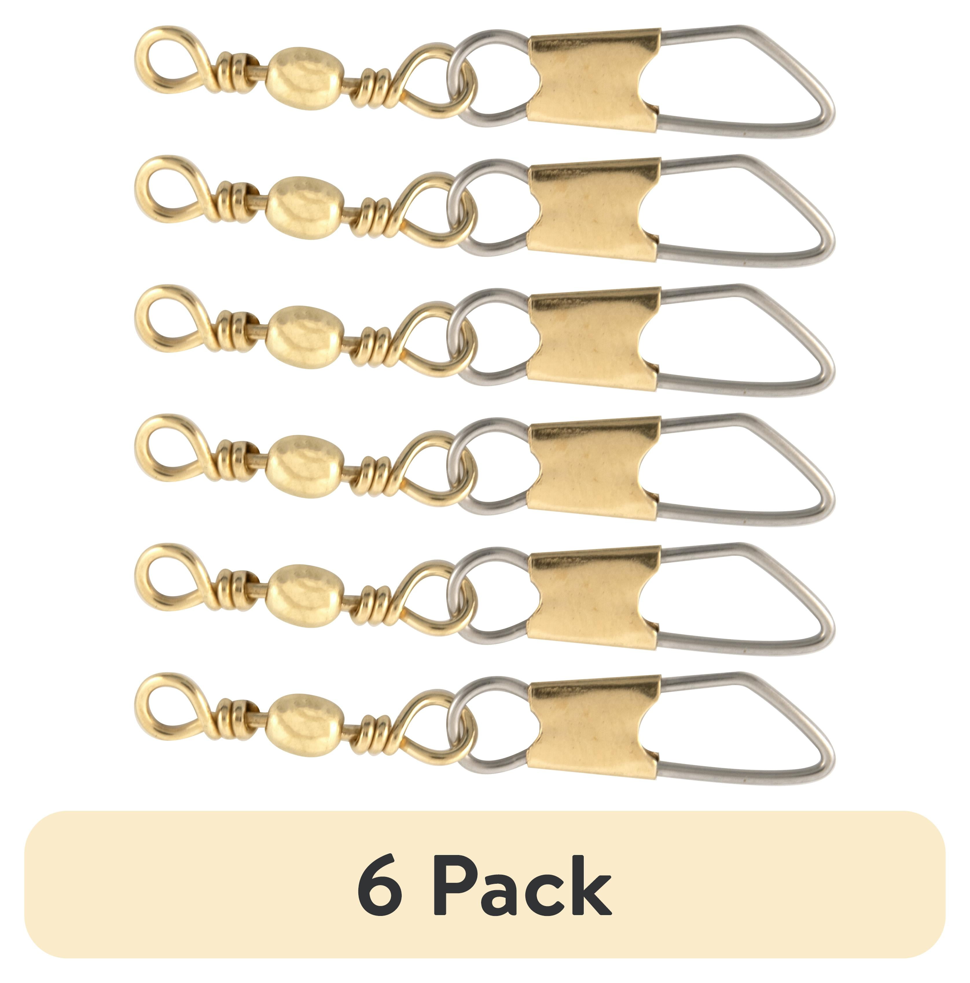 (6 pack) Tsunami Brass Snap Swivel Size #7 – Fishing Terminal Tackle