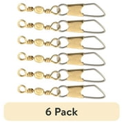 (6 pack) Tsunami Brass Snap Swivel Size #7 – Fishing Terminal Tackle
