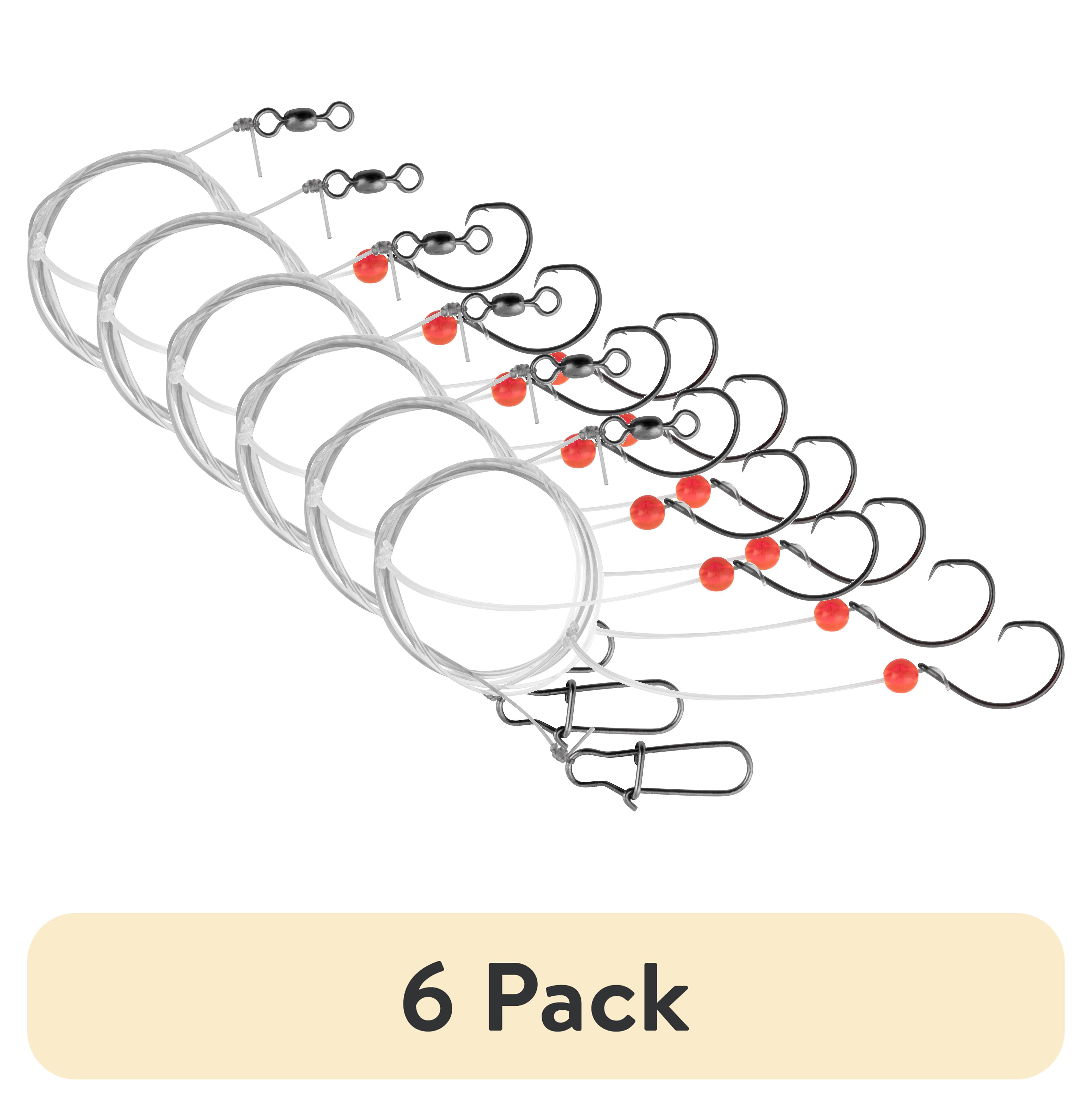 (6 pack) Tsunami Guide Series Monofilament Fishing Rig Size #1 – For Snapper & Croaker