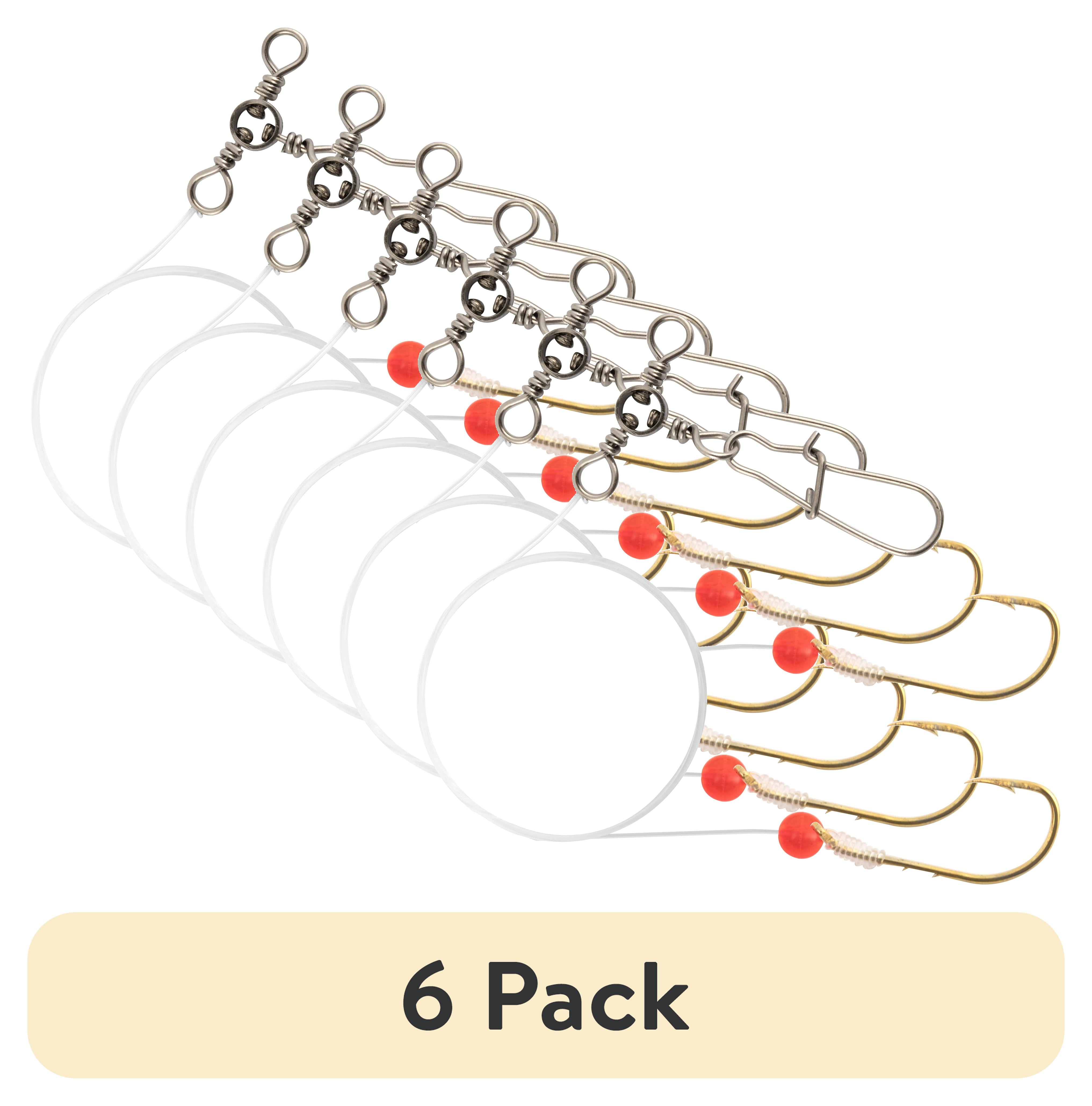 (6 pack) Tsunami Porgy Fishing Rig 2‑Hook