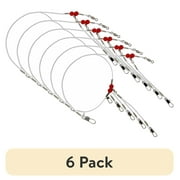 (6 pack) Tsunami Terminal Gulf Monofilament Fishing Rig 1-Drop – Heavy-Duty Bottom Rig