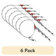(6 pack) Tsunami Gulf Fishing Rig – 2-Drop Steel Wire