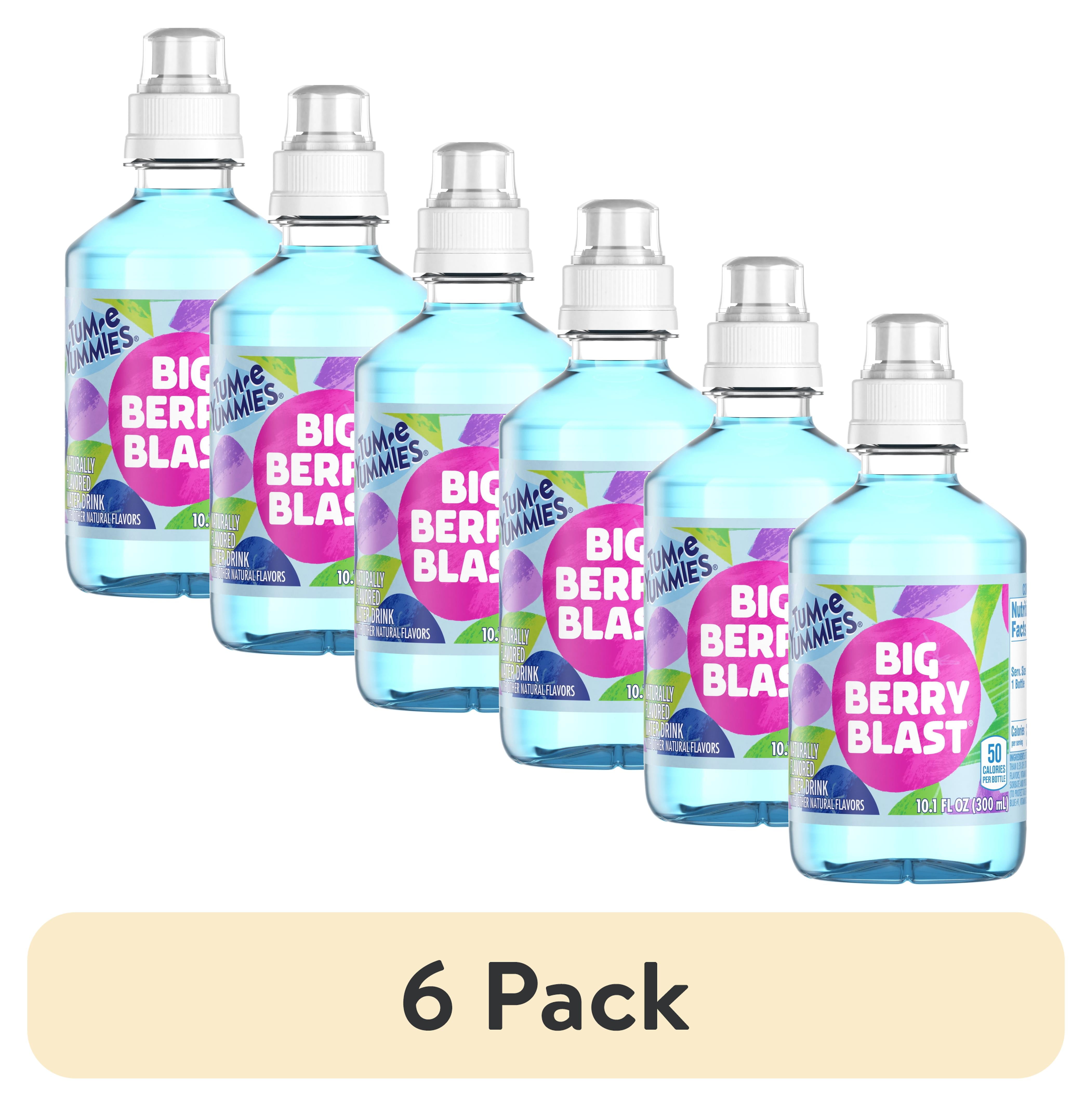 (6 pack) Tum-e Yummies Big Berry Blast Naturally Fruit Water, 10.1 fl ...