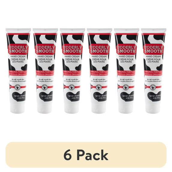 (6 pack) Udderly Smooth Hand Cream 4 oz