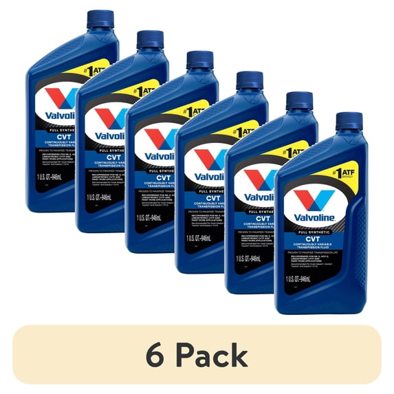 (6 pack) Valvoline Full Synthetic CVT Continuously Variable Transmission Fluid 1 QT