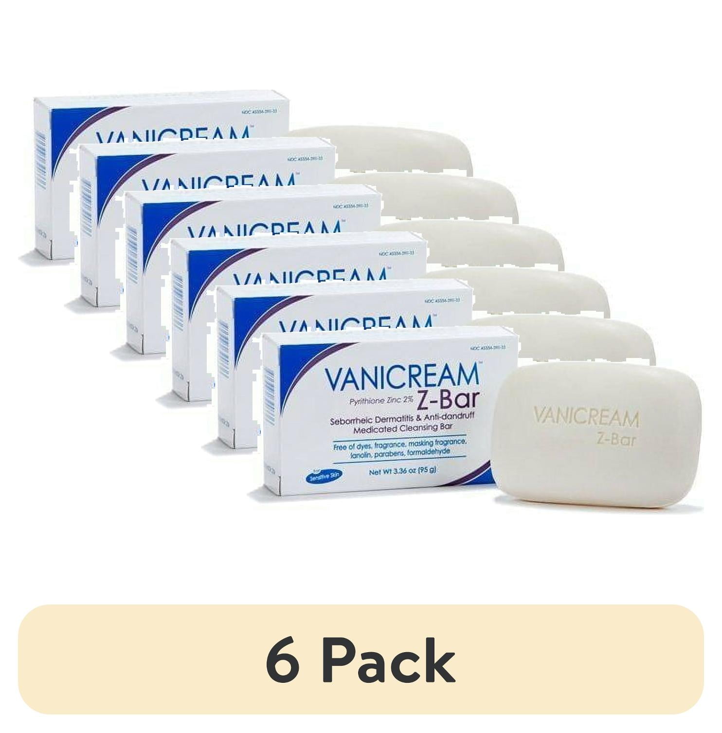 5 pack) Vanicream Z-Bar Medicated Cleansing Bar Soap, 3.36 Oz