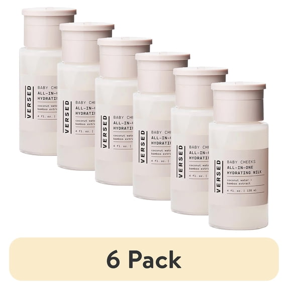 (6 pack) Versed Baby Cheeks Hydrating Milk Toner, Softening and Balancing, 4 fl oz