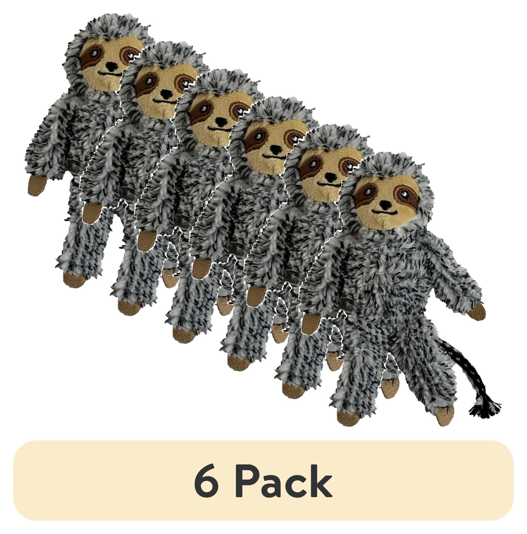 6 pack) Vibrant Life Cuddly Sloth Plush Cat Toy - Walmart.com