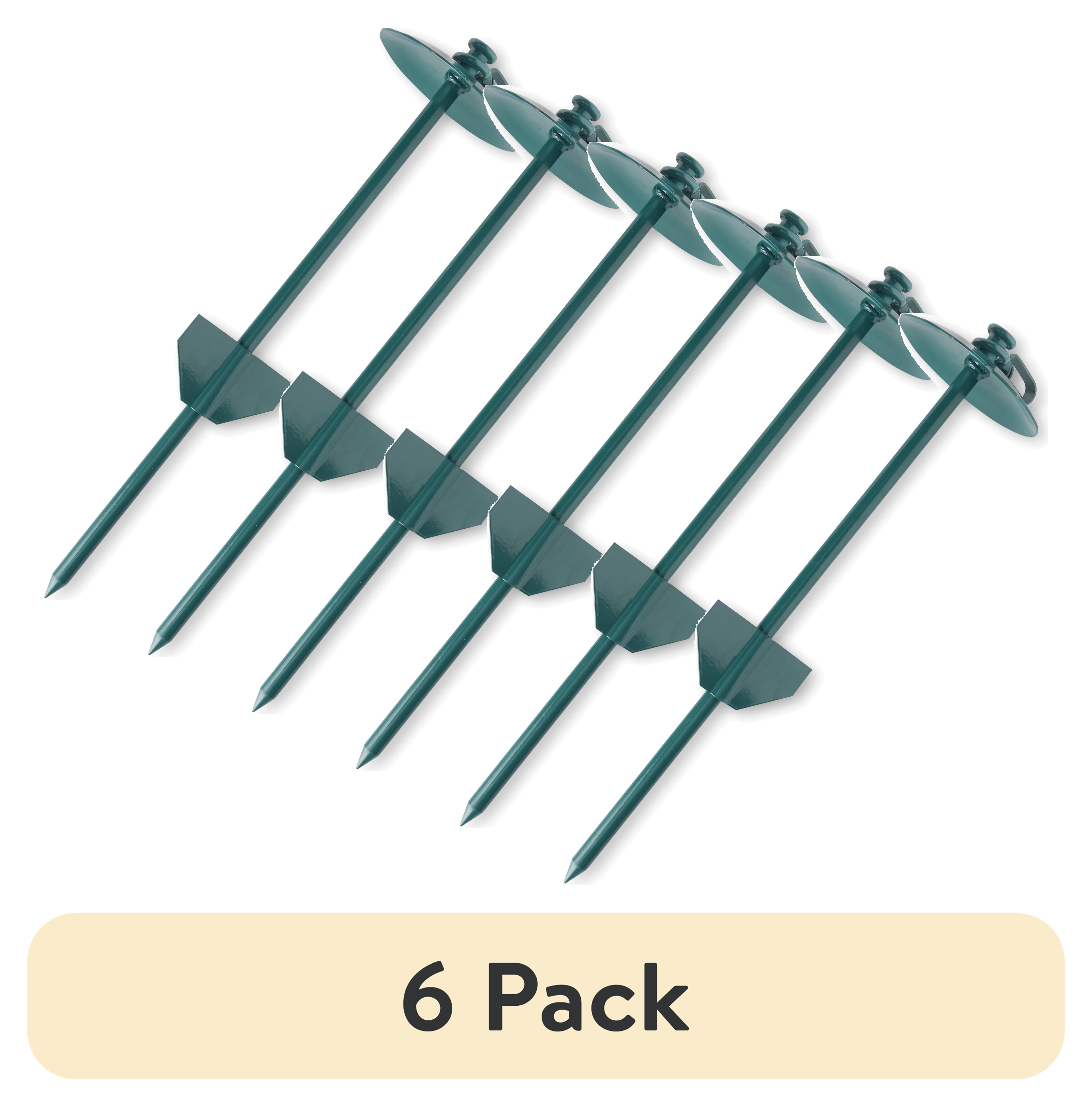 (6 pack) Vibrant Life Metal Dog Stake, 14 in