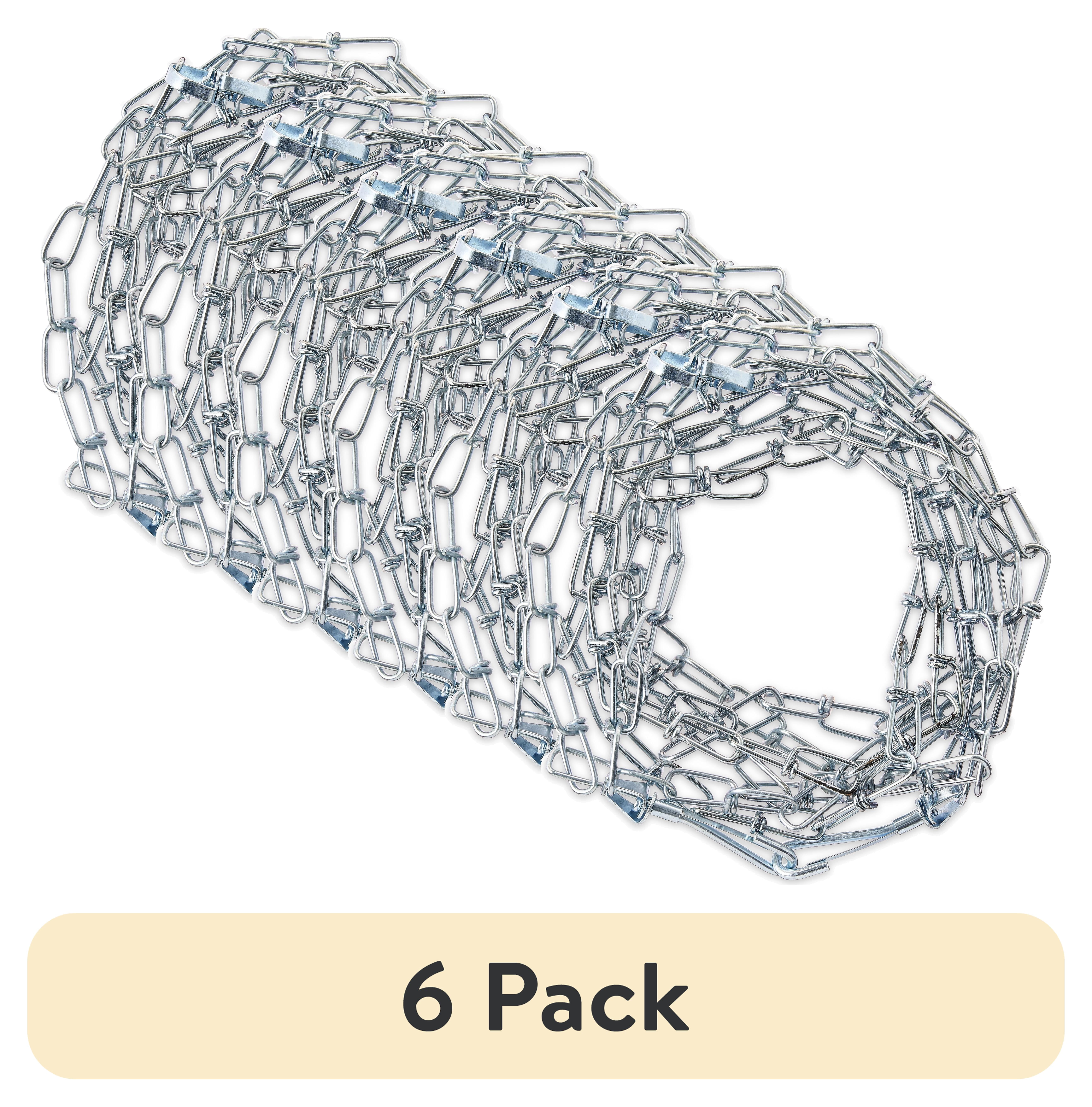 (6 pack) Vibrant Life Twisted Chain Tie-Out for Dogs, Extra Large, 15 ft