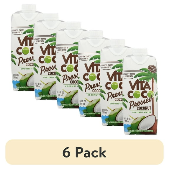 (6 pack) Vita Coco - Coconut Water Pressed, 16.9 Fl Oz