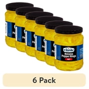 (6 pack) Vlasic Hot Banana Pepper Rings, 12 fl. oz.