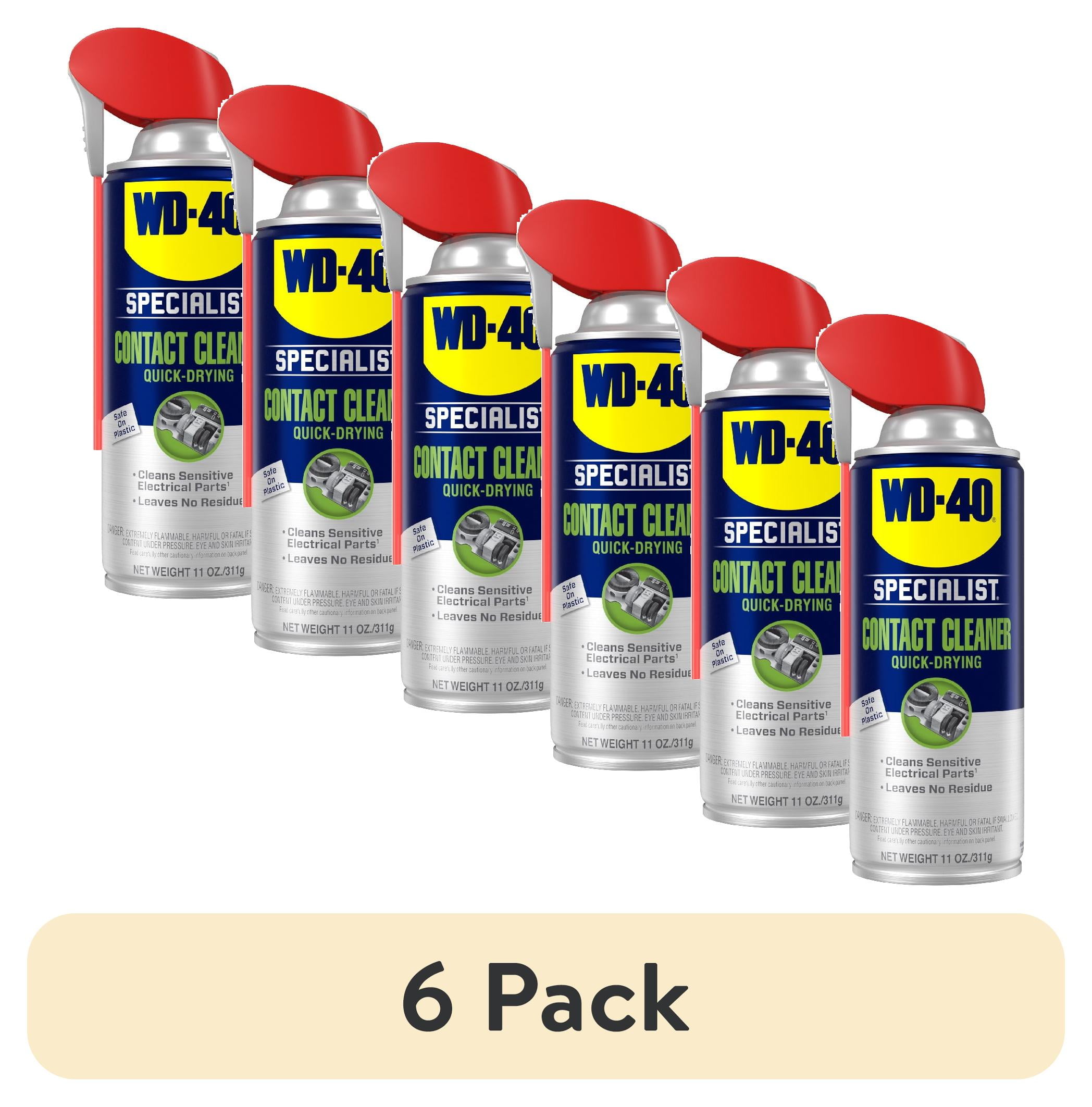 WD-40 Specialist Contact Cleaner Spray, 11 oz, 6 Pack