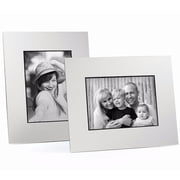 6 pack WHITE Black Core BEVEL-CUT Easel 8x10 Frame Paper Stock sold in 6s - 8x10
