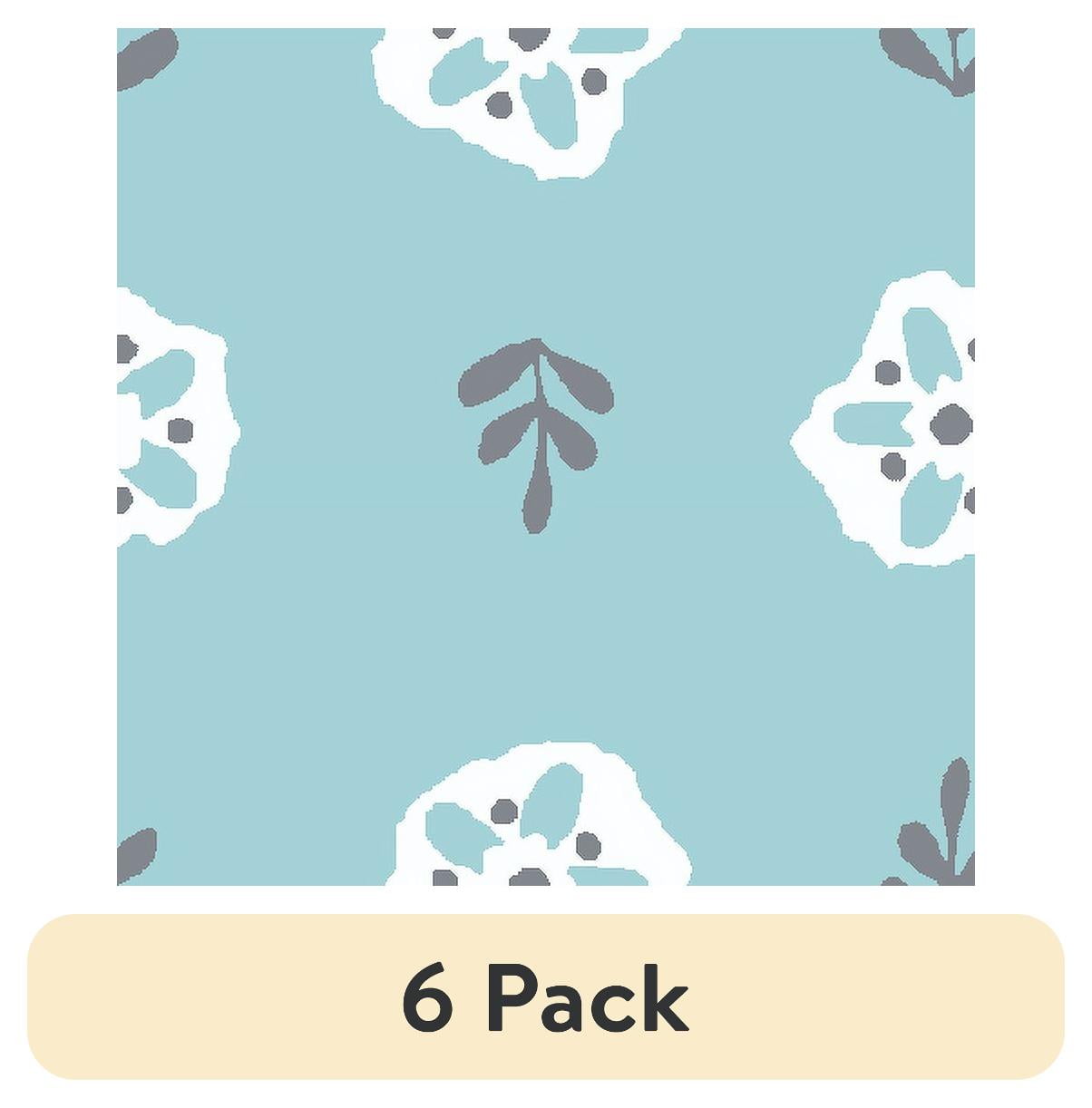 (6 pack) Waverly Inspirations Cotton 18" x 21" Heehaw Aqua Color Fat Quarter, 1 Piece
