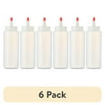 thumbnail image 1 of (6 pack) Clear Plastic Squeeze Bottle, 6 fl oz, by Way To Celebrate, 1 of 5