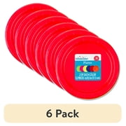 (6 pack) Disposable Paper Plates, 7", Assorted Colors, 12 Pieces, by Way To Celebrate