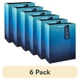 thumbnail image 1 of (6 pack) Blue Ombre Paper Gift Bag, 12" x 15", by Way To Celebrate, 1 of 7