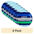 thumbnail image 1 of (6 pack) Stripe Let's Celebrate Disposable Paper Plates, 7", Blue/Green, 10 Count, by Way To Celebrate, 1 of 6