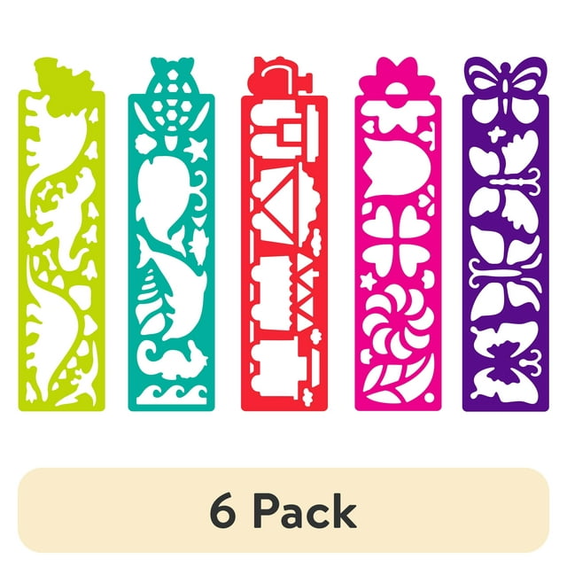 (6 pack) Multicolor Tracing Strips Party Favors, 10 Count, by Way To Celebrate