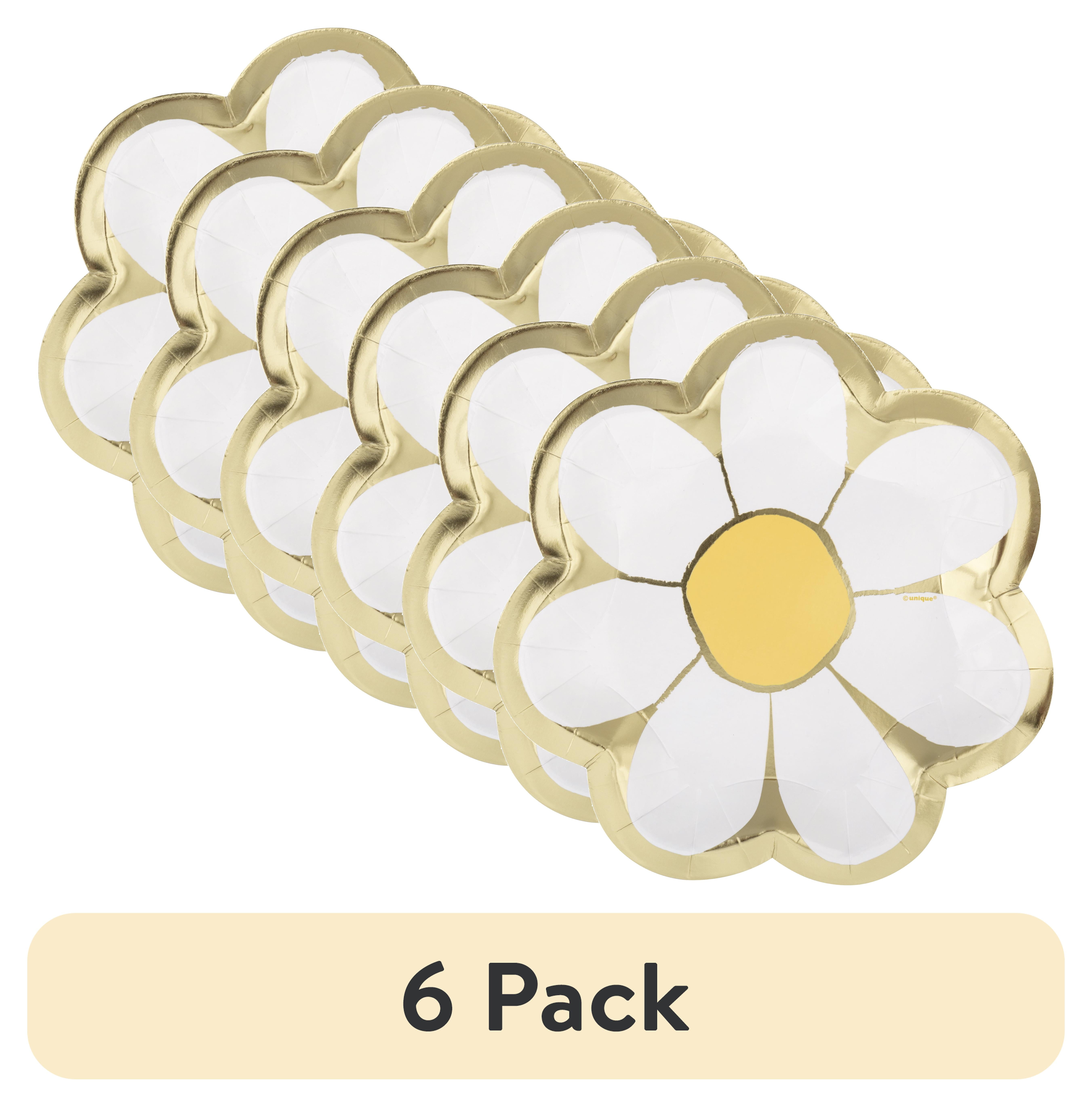 (6 pack) 10CT 8.25" DAISY PLT