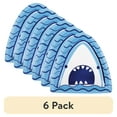 thumbnail image 1 of (6 pack) Waves and Sharks Birthday Disposable Paper Plates, 8.25", 10 Count, by Way To Celebrate, 1 of 7