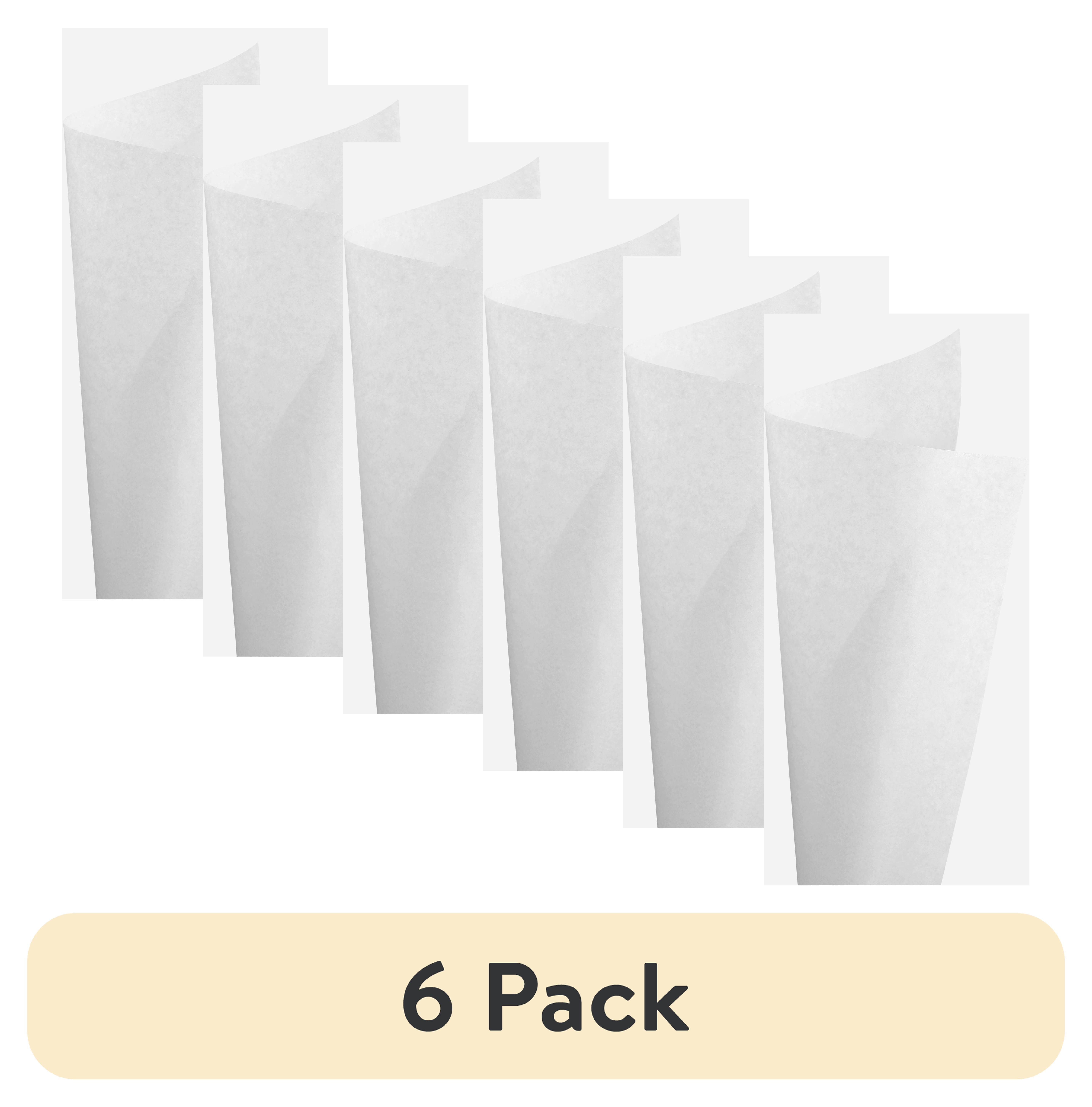 (6 pack) White Tissue Paper, 12 Count, by Way To Celebrate