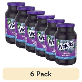 (6 pack) Welch's Concord Grape Jam, 18 oz Jar
