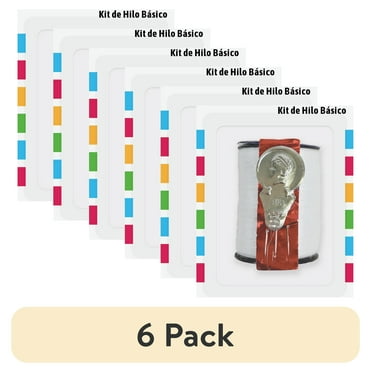 (6 pack) White Basic Thread For Sewing And Repairing. Includes A Needle Threader And Needles
