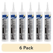 6 pack White Lightning Silicone Sealant, Clear, Silicone Rubber W11121010
