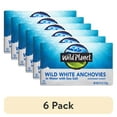 thumbnail image 1 of (6 pack) Wild Planet Wild Caught White Anchovies in Water with Sea Salt, 4.4 oz Can, 1 of 9